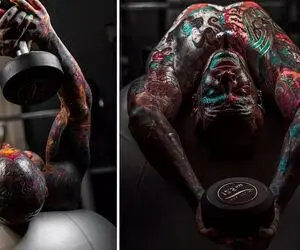 وقتی بدنساز ههیکلی با یه حرکت تتلو رو سر ذوق آورد؛ واسه کنسرت هوا بازش چه فیسی ساخت!
