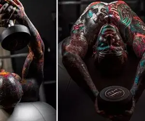 وقتی بدنساز ههیکلی با یه حرکت تتلو رو سر ذوق آورد؛ واسه کنسرت هوا بازش چه فیسی ساخت!