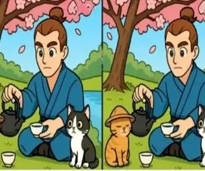 بازی فکری؛ اگه چشات مثل شمشیر شائولین تیزه تفاوت های تصویر مرد چینی رو بگو