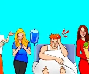 بازی فکری؛ شیش دانگ باهوش ابر قدرتی اگه زن مرد بیمار و سردرگم رو پیدا کنی