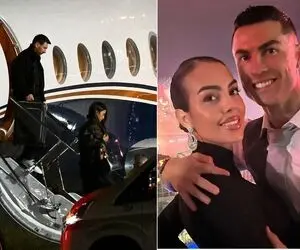 رونالدو بلاخره با جورجینا ازدواج کرد آنهم در شب سوگواری مسی!