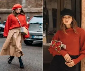 چطور استایل پاییزی با دامن داشته باشم؟ اینطوری نمیذاری حتی یه دونه برگ رو درختا بمونه