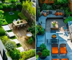 روف گاردن شیک و طرز ست کردن آن با لوازم خانه/ شیک و پیک شدن خونه با روف گاردن