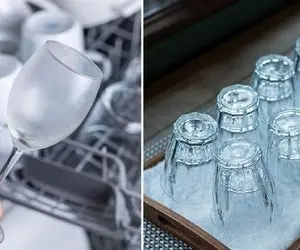 لیوانت کدر شده با شوینده شیمیایی نشور خیلی بده / شگردهای خونگی از بین بردن زردی لیوان