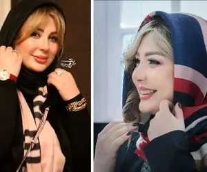 گریم شیک و باوقار "نیوشا ضیغمی" توسط خانوم چشم رنگی؛ کپشن عجیب نیوشا واسه دخترش!