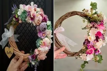 حلقه گل پینترستی برای درب ورودی؛ خوشگلترین ترندهای روز که توی فیلم های فانتزی دیدی