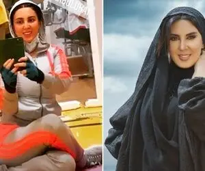 لیلا بلوکات با این حجم زرد قناری پوشیدن چه ناناز شد؛ خانمه ها ولی حرکت زد مردان آهنین!