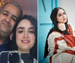 دابسمش های خوشمزه؛ شوخی زیادی خفن هانیه غلامی با باباش فقط نگاه دَدیش دیدنی!