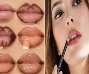 پروتز کردن لب با مواد خانگی و بدون دردسر در پنج دقیقه / بدون آمپول و ژل لب قلوه ای شو