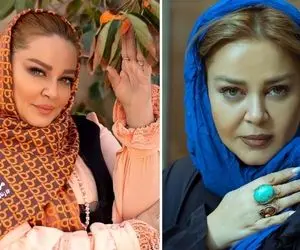 "بهاره رهنما" مثل مجسمه یونانی ژست گرفت؛ تیپ خانم با رنگی که مناسبش نبود