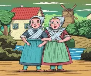 بازی فکری؛ از هر 100 نفر 1 نفر تونسته چهره های پنهان تصویر مرموز این 2خواهرو پیدا کنه