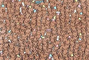 بازی فکری؛ اگه بندبند وجودت از هوش لبریز شده 3 خرگوش استتار کرده رو پیدا کن