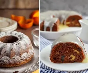 طرز تهیه کیک خرمالو؛ یه کیک خوشمزه و جذاب واسه شب یلدا