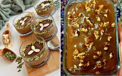 طرز تهیه دسر ساده با شیره انگور / یه دسر مقوی که سه سوته آماده میشه