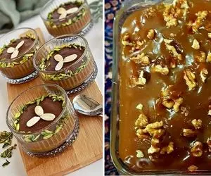 طرز تهیه دسر ساده با شیره انگور / یه دسر مقوی که سه سوته آماده میشه