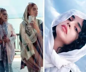 تیپ خنک و تابستونی "الهه حصاری" با لباسی که شاید ما حتی نگاهشم نکنیم؛ ژست بالیوودیشو