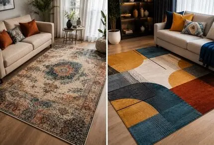 انواع و اقسام مدل روفرشی مدرن؛ از طرح دار و اشکال هندسی تا ایده های صاف و ساده