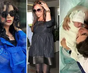 زایمان خفن دنیا خانم مثل زن بکهام؛ شازدش نیومده میلیاردی خرج کرد!