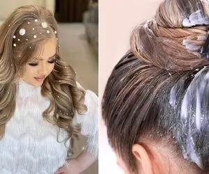 بهترین رنگ مو برای جشن نامزدی نسبت به رنگ لباس؛ روش هماهنگی آرایش با سن هر دختر