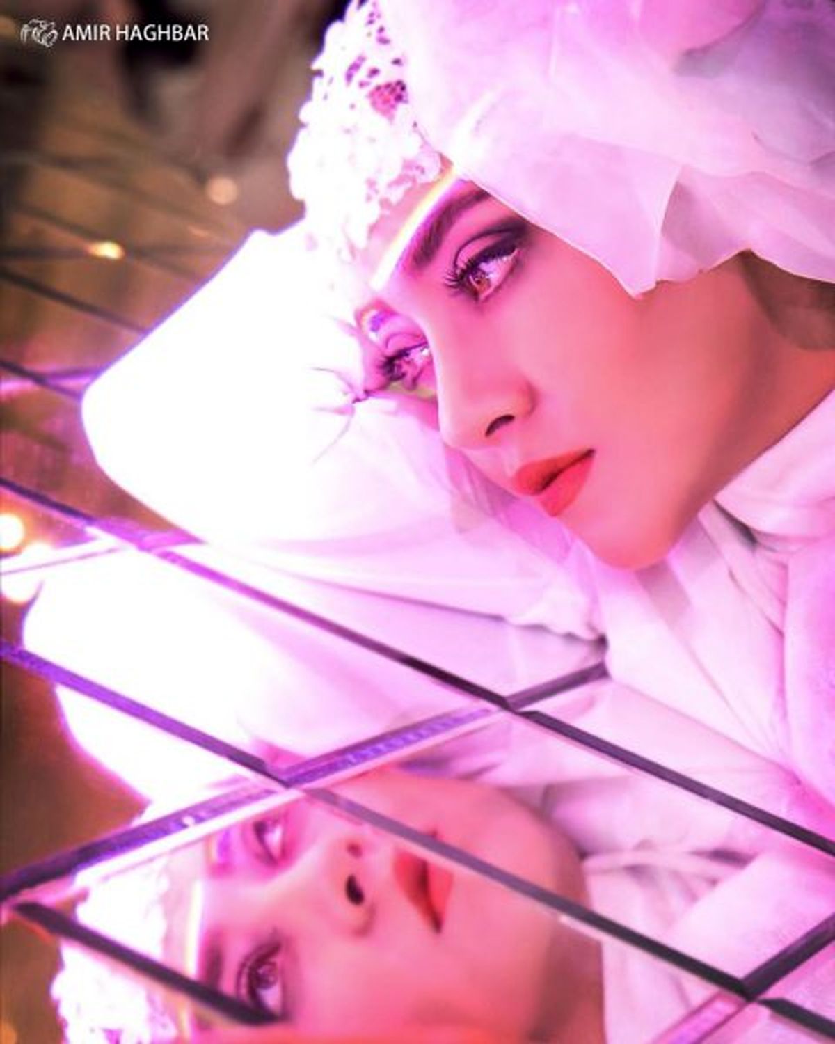 بهاره کیان افشار کنار امیر علی دانایی در لباس عروسی!+ عکس