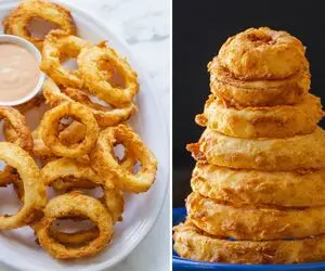 طرز تهیه حلقه های پیاز کریسپی؛ راز ترد شدنش مثل مدل های رستورانی