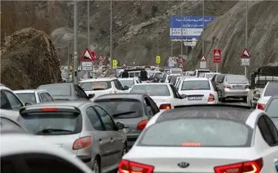 تمامی محورهای شمالی کشور در ترافیک سنگین