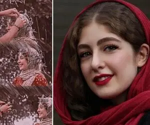 تیپ پسرونه و رژ "الیکا ناصری" که اصلا به اَبرای یاغی نمیاد؛ سفر کرده به سرزمینی عجیب!