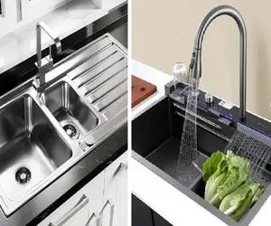 روش های برق انداختن سینک ظرفشویی/ یه خانوم کدبانو رو از تمیزی سینک آشپزخونش میشناسن