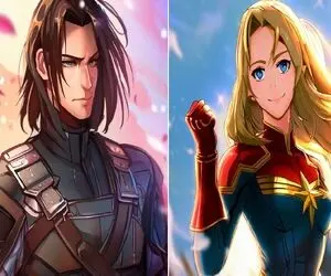 هوش مصنوعی شخصیت های مشهور دنیای ماروِل رو به انیمه تبدیل کرد؛ هالک ژاپنی دیده بودی؟!