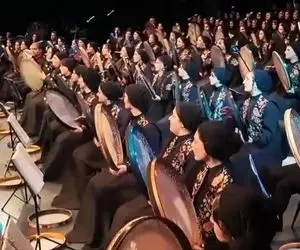 آواز اصیل؛ همنوازی دف و سرنای ایرانی که بانوان نوازنده هنرشون رو به رخ کشیدن