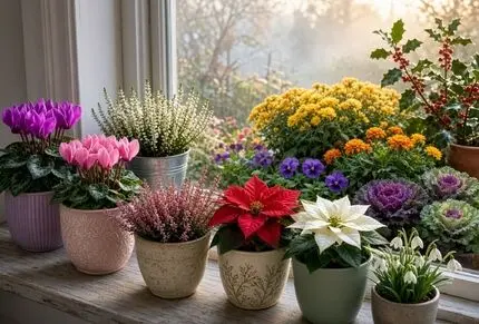 گلهای پاییزی و زمستانی برای باغ، باغچه، تراس و حیاط؛ سخت جان و مقاوم با زیبایی فراوان
