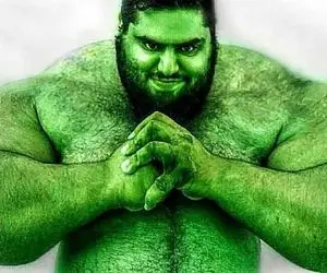 ورود هالک ایرانی به رینگ مبارزه اونم با مداحی محمود کریمی