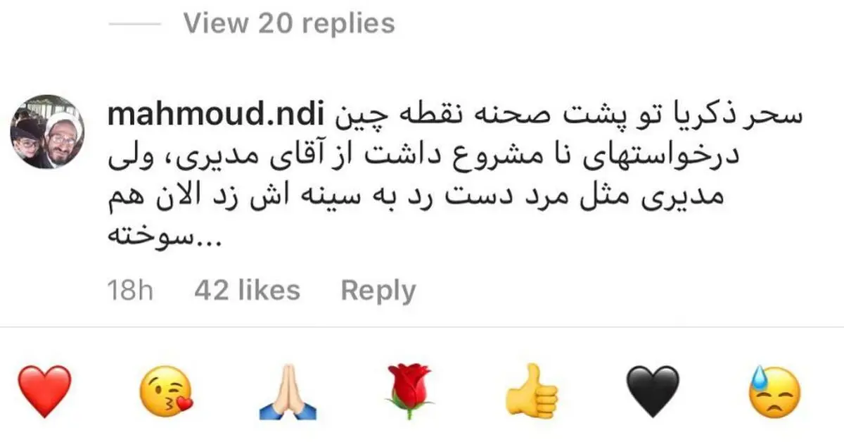 ماجرای جنجالی رابطه سحر زکریا و مهران مدیری در پشت صحنه سریال نقطه چین + عکس