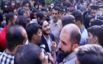 (ویدو) جلسه سخنگوی دولت در دانشگاه خواجه نصیر جنجالی شد