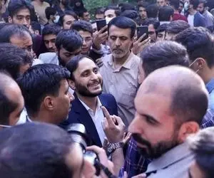 (ویدو) جلسه سخنگوی دولت در دانشگاه خواجه نصیر جنجالی شد