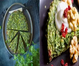 طرز تهیه کوکوسبزی سرد/ غذای سالم و ساده با مواد دم دستی و 3 سوته برای روزهای گرم