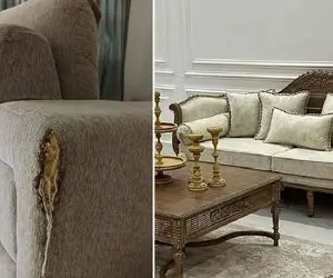 مبل خونه خراب شد بدو نرو یه دست دیگه بخر / اینجا روش راحت تعمیر مبلمان رو یادت دادم