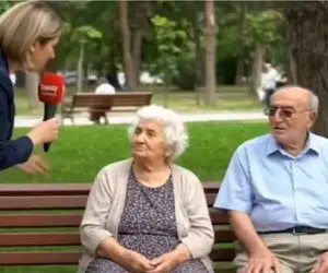 سکانس خندان؛ مصاحبه شونده ترک یچی راجب شوهرش به گزارشگر گفت منفجر شد