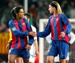 نامزدم گفت یا رونالدینیو یا او!