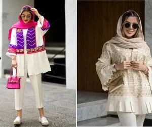 روزای آخر تابستون استایل آبنباتی و عروسکی دلچسبه؛ مانتو عروسکی بپوش البته به سبک 2023