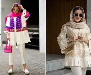 روزای آخر تابستون استایل آبنباتی و عروسکی دلچسبه؛ مانتو عروسکی بپوش البته به سبک 2023