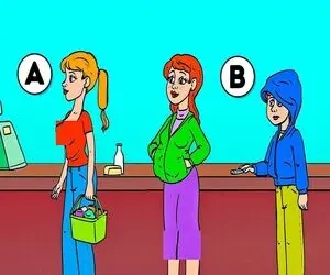 بازی فکری؛ بگو کدوم از این خانوما خواهر این خانوم باردار؟