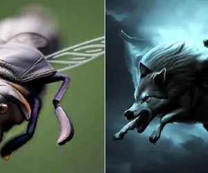 (تصاویر) هوش مصنوعی حیوون های مختلف رو ترکیب کرد عجیب و غریب که ببینی قطعا کَف کردی!