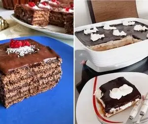 طرز تهیه دسر ساده یخچالی با نون تست / یه دسر خوشمزه که خیلی راحت آماده میشه