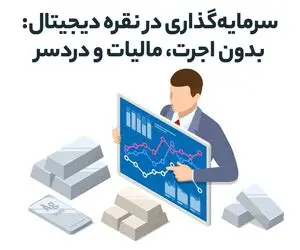 سرمایه‌گذاری در نقره دیجیتال: بدون اجرت، مالیات و دردسر