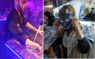 تصاویر جشن هالووین در شیراز که باعث پلمپ شد