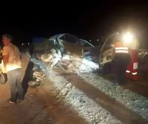 تصادف مرگبار در آزادراه ساوه – تهران؛ ۱۵ مصدوم و کشته