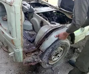 عجایب روزگار؛ اوستا صافکار در پاکستان از آهن قراضه ها ماشین می‌سازه حیرت میکنی