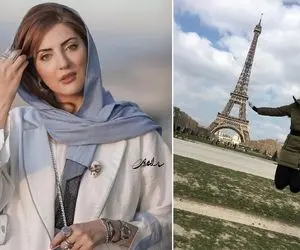 سیس گنگ بالایِ "هلیا امامی" جلو ویلای لوکس؛ خانوم پیش بَر و بکس تئاتری چه باحال شده! 