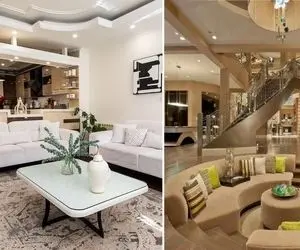 دکوراسیون خانه 150 متری با چیدمان فکر شده؛ استفاده به جا از رنگ و روش لاکچری کردن فضا